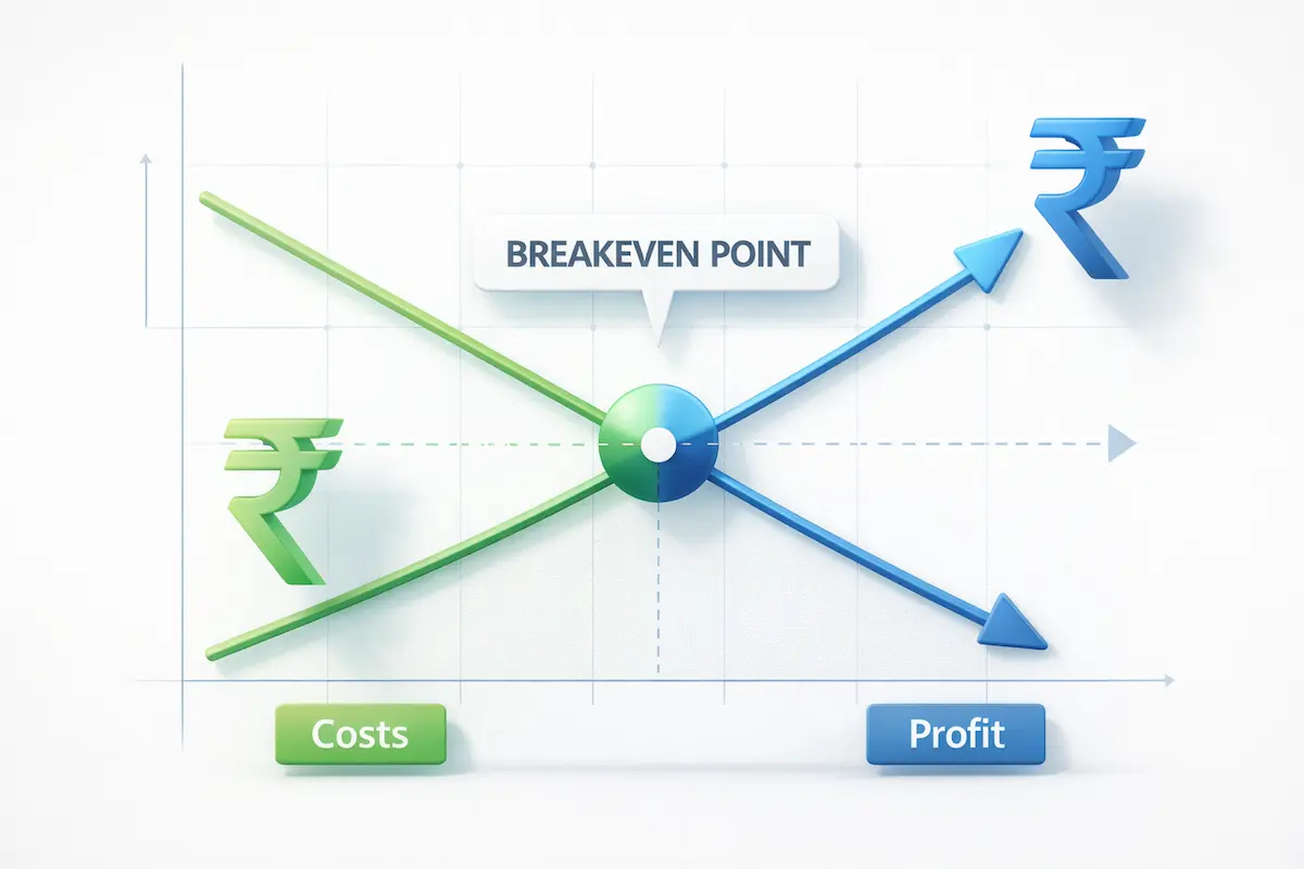 Tax Regime Breakeven Analysis Chart